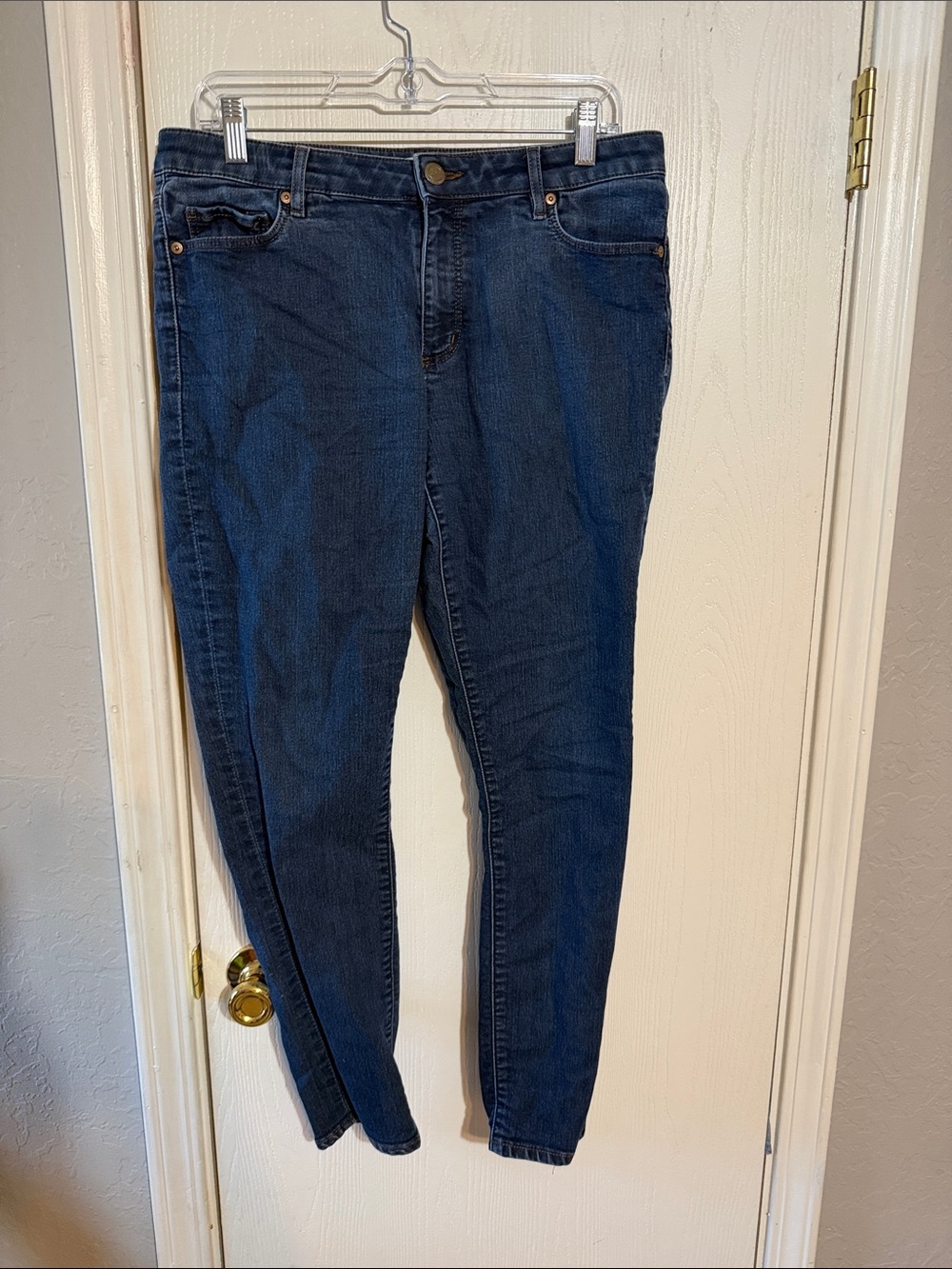 LOFT Dark Blue Skinny Jeans